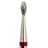 Diamond nail drill bit, rounded 