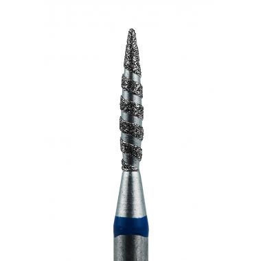 Diamond nail drill bit tornado, pointed 