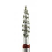 Diamond nail drill bit tornado, pointed 