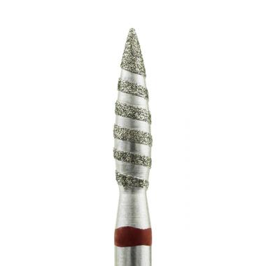 Diamond nail drill bit tornado, pointed 