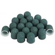 Pedicure sanding caps (D 10 mm), green